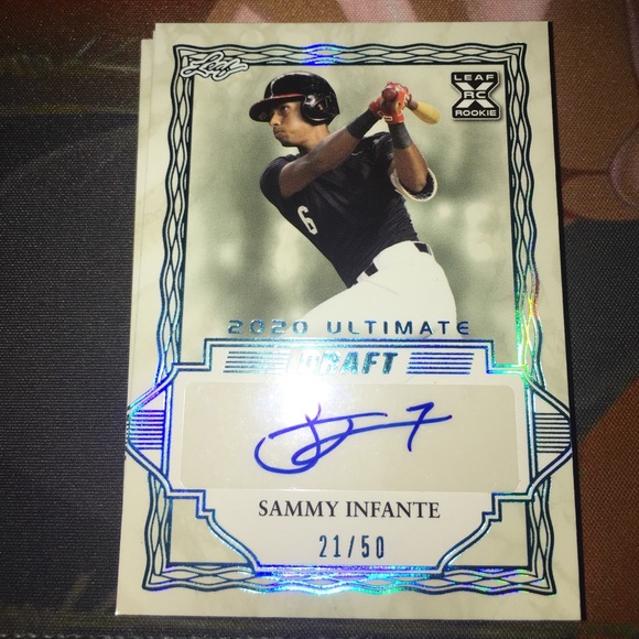 Sammy Infante 2020 Leaf Ultiamte #/50 π₯π